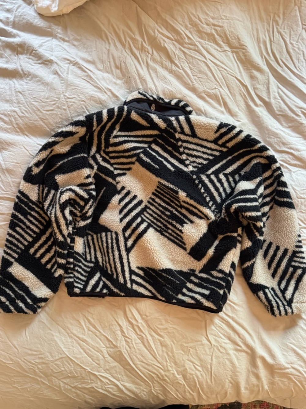 Free People Hit The Slopes jacket- Black and White XS - Picture 6 of 7